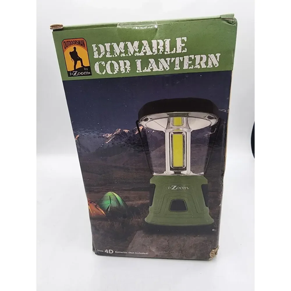 Outdoorsman by i-Zoom 2000 Lumens Dimmable Cob Lantern 360° Ultra Bright Light